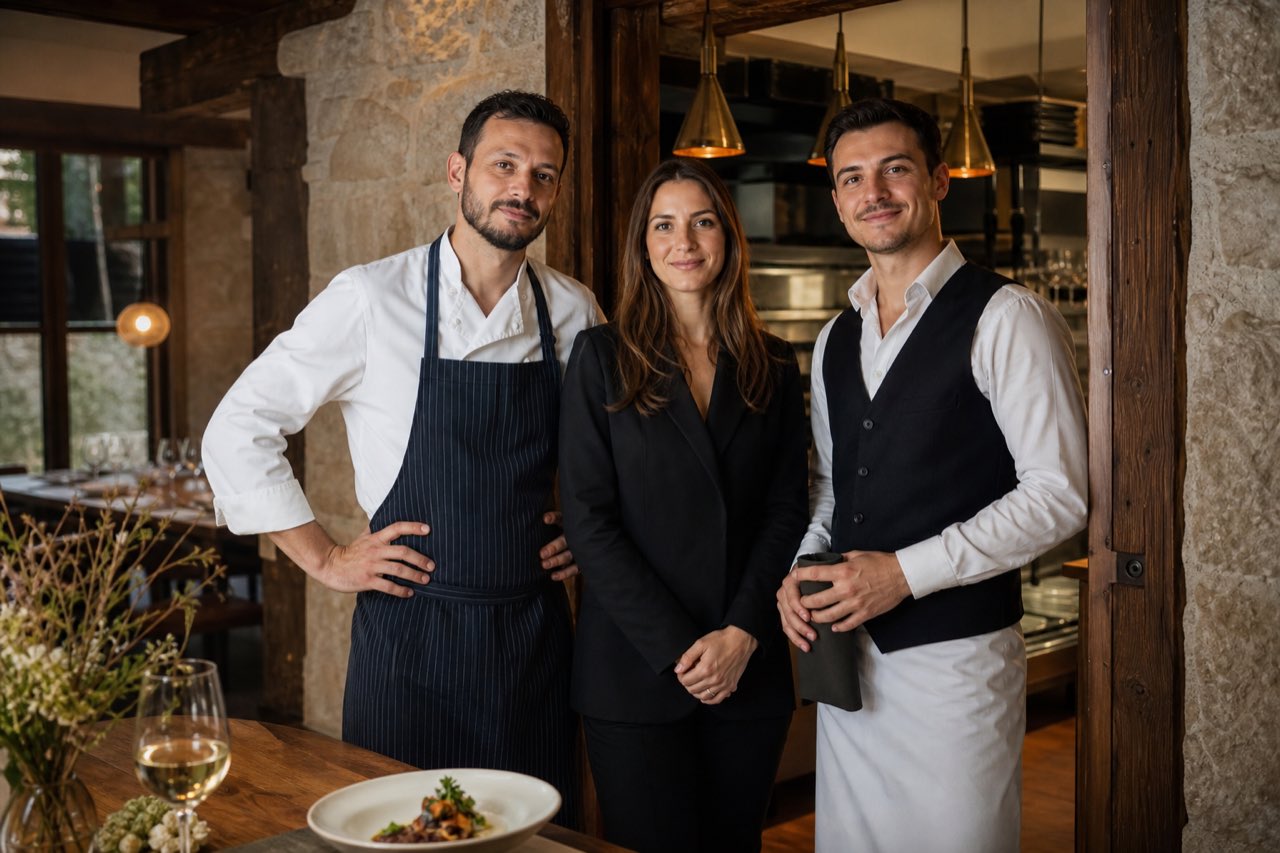 Ekipi mikpritës i hotelit dhe restorantit Lisi